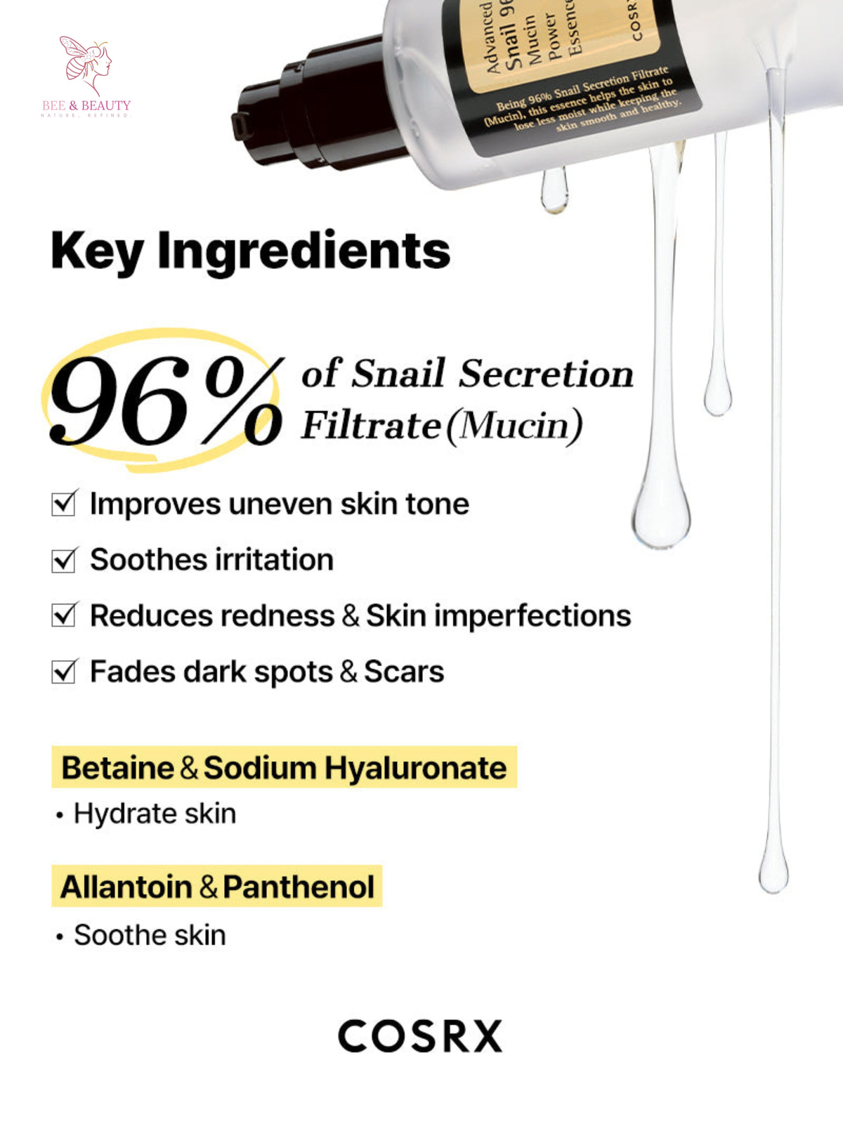 COSRX Advanced Snail 96 Mucin Power Essence 100ml product image 8