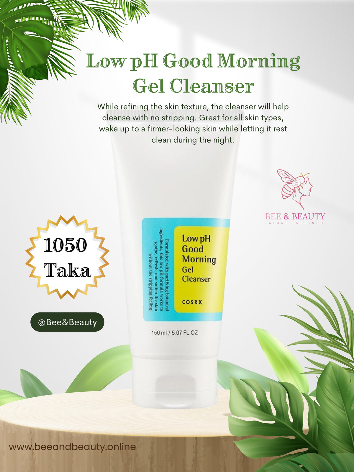 COSRX Low pH Good Morning Gel Cleanser product image 2