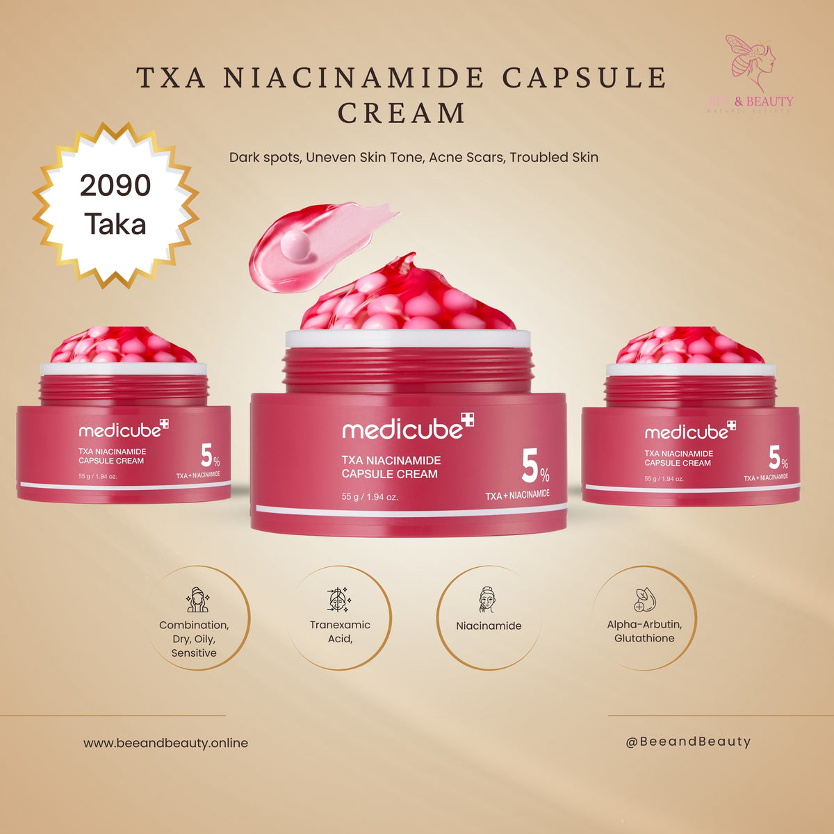 Medicube TXA Niacinamide Capsule Cream product image 2