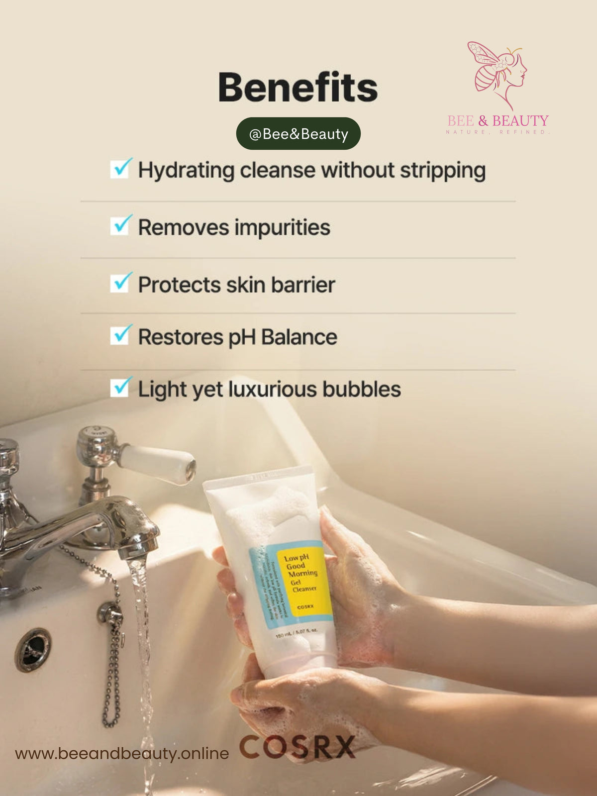 COSRX Low pH Good Morning Gel Cleanser product image 7