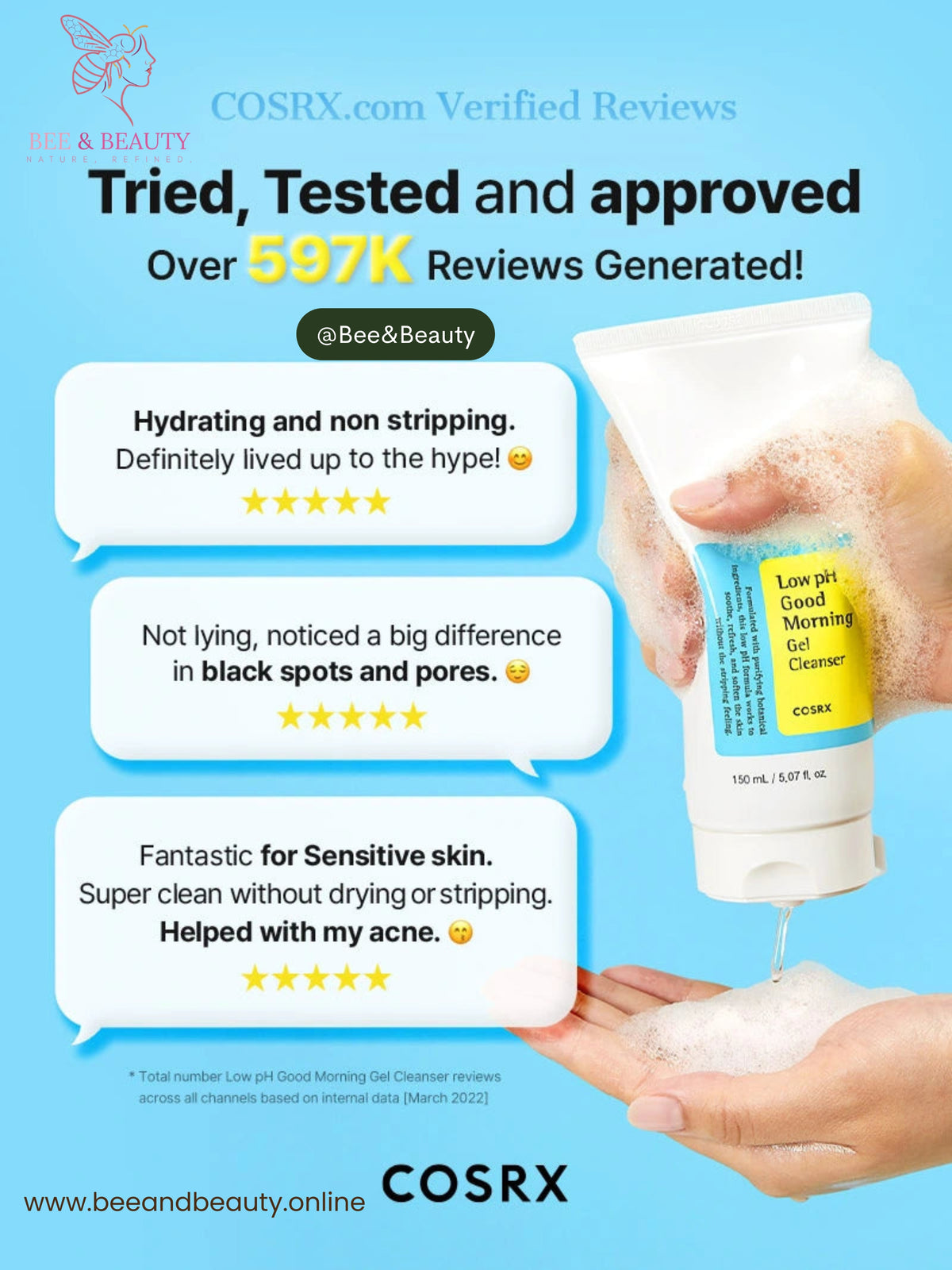 COSRX Low pH Good Morning Gel Cleanser product image 6