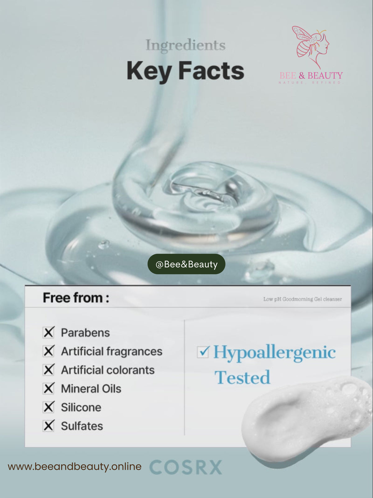 COSRX Low pH Good Morning Gel Cleanser product image 4