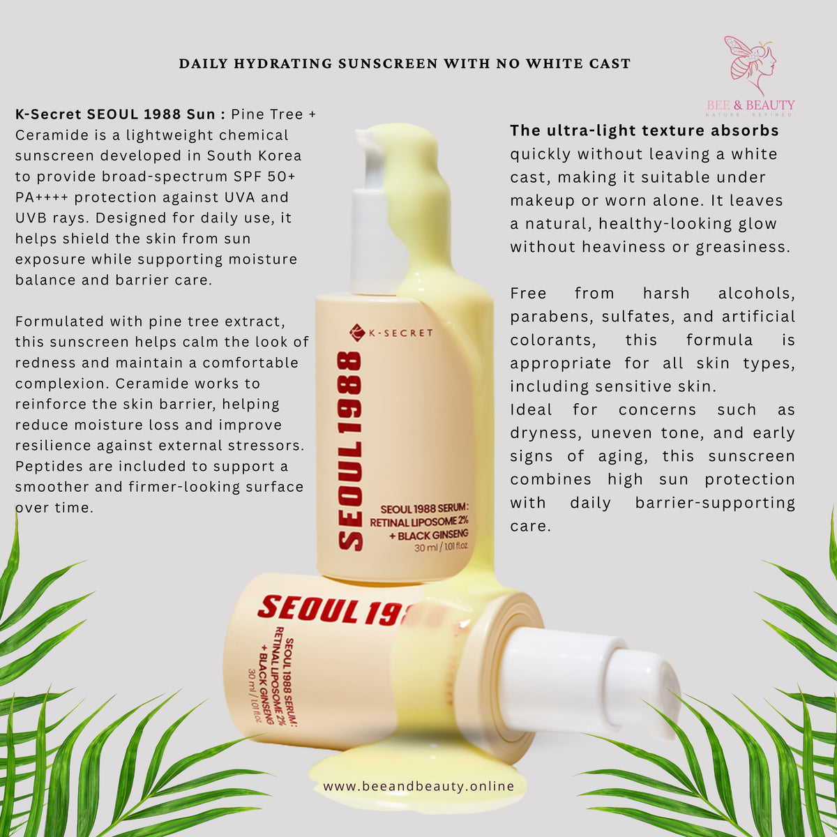 K-SECRET SEOUL 1988 Sun: Pine Tree + Ceramide product image 3