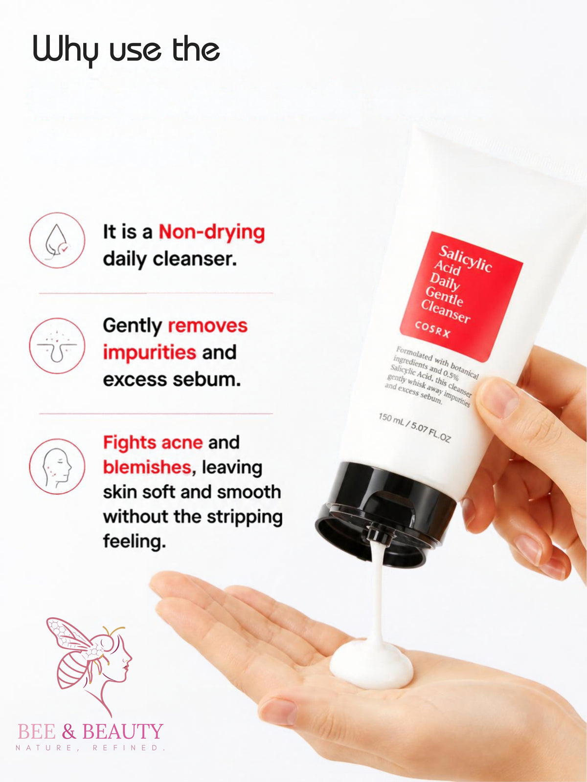 COSRX Salicylic Acid Cleanser 150ml product image 6