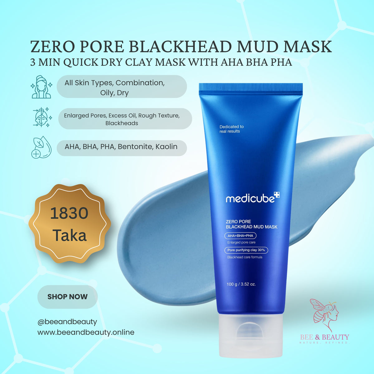 Medicube Zero Pore Blackhead Mud Mask product image 2